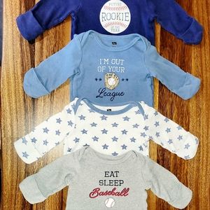 Lot of baseball pajama gowns